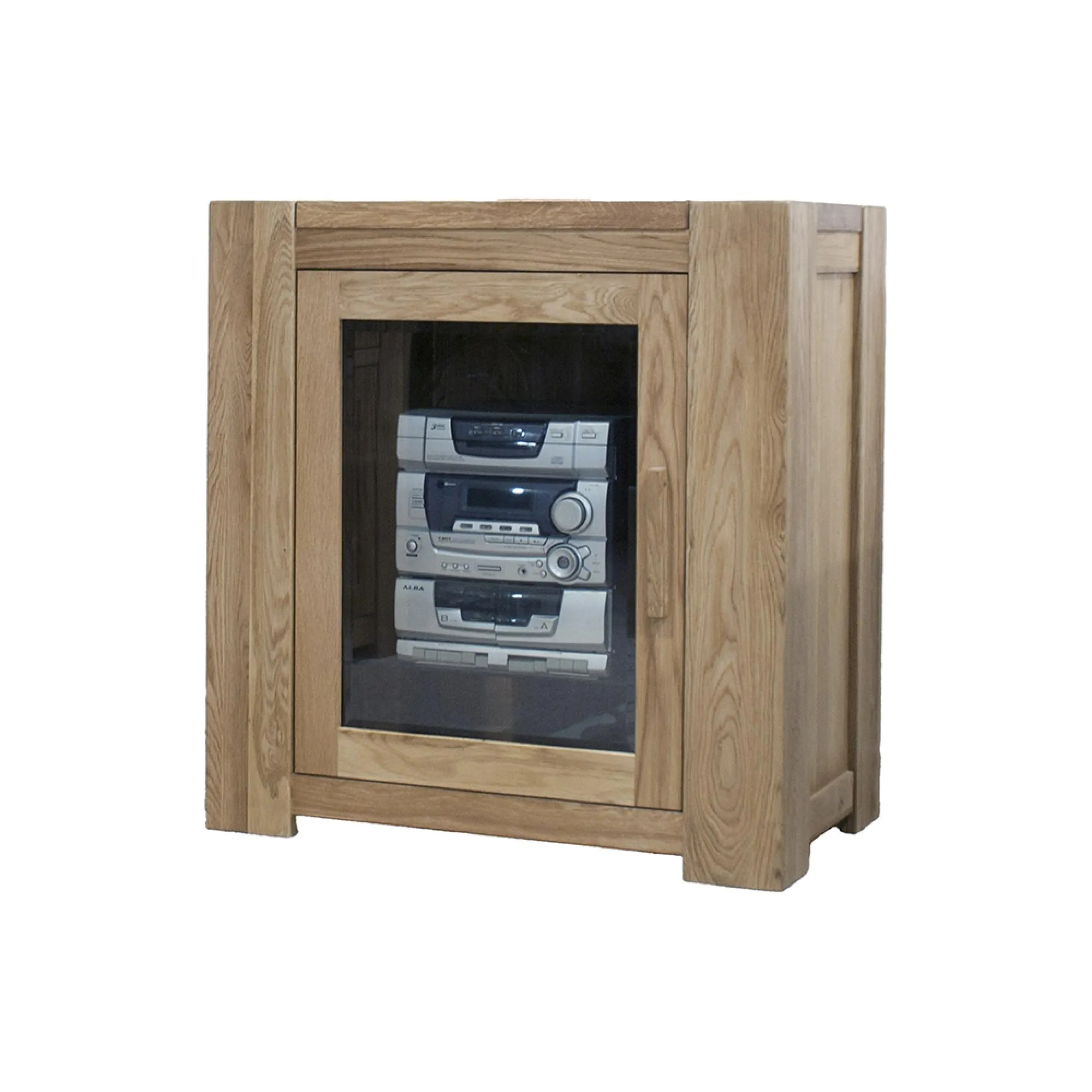 Trend Oak Hifi Entertainment Cabinet - Lacquered