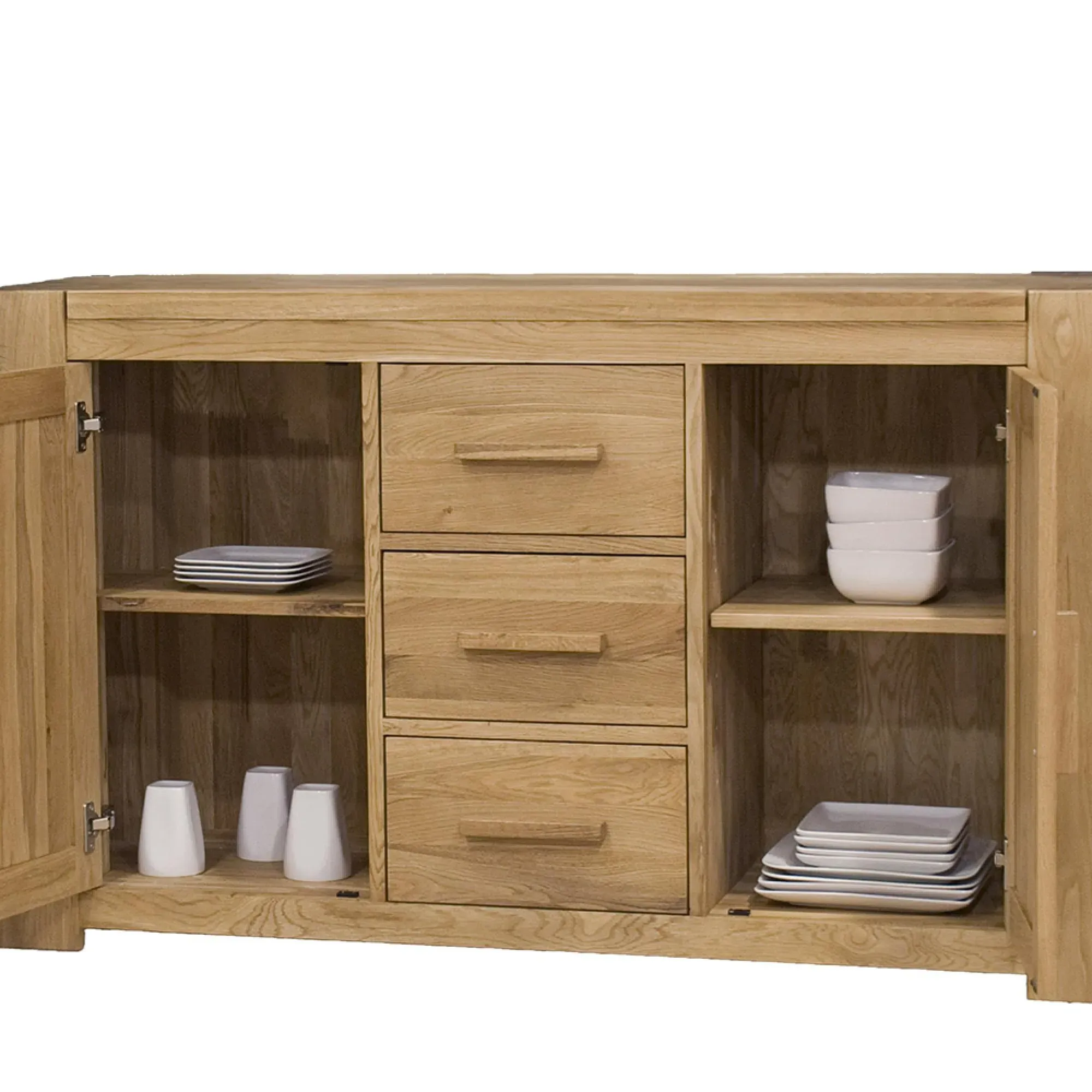 Trend Oak Large Sideboard - Lacquered