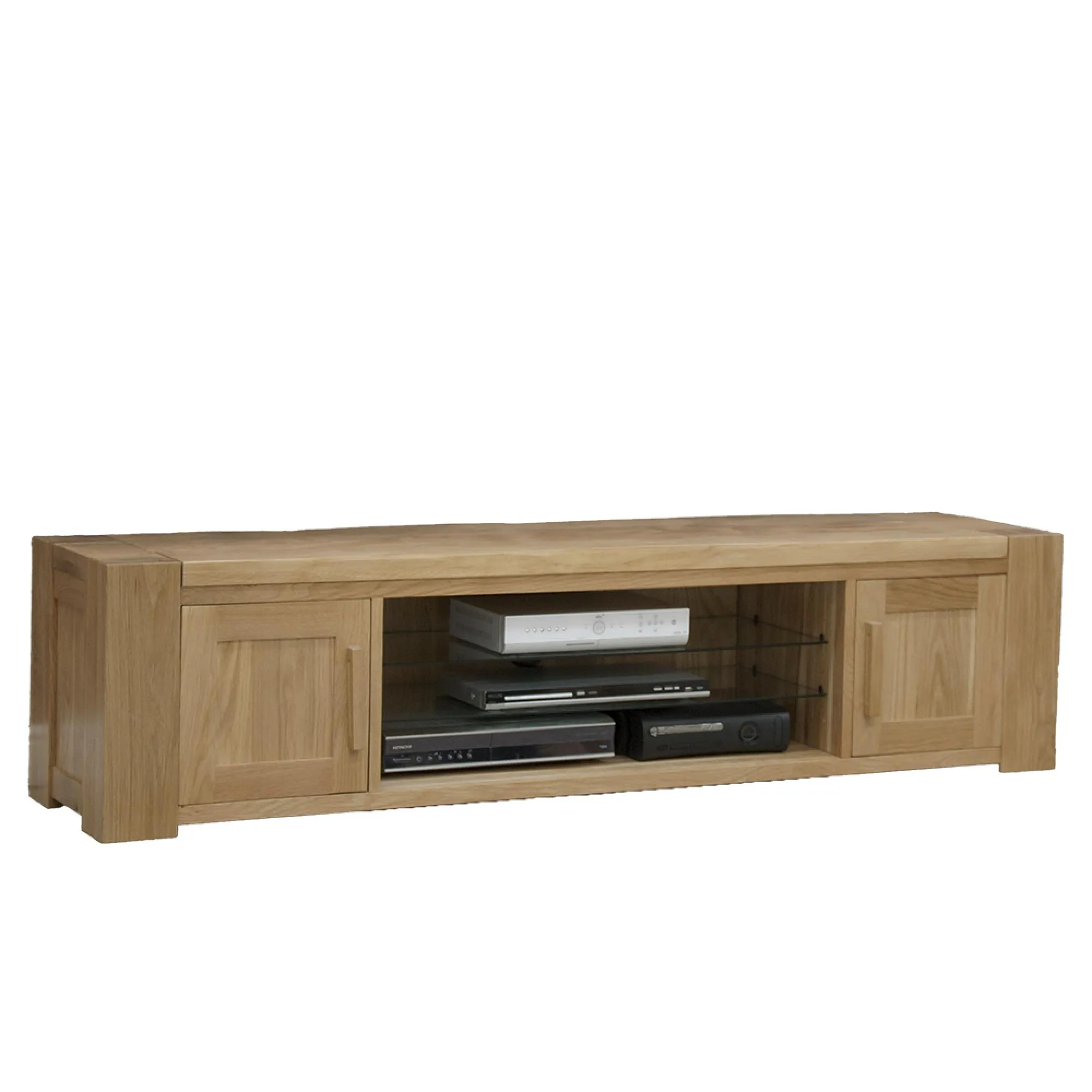 Trend Oak Large TV Unit - Lacquered