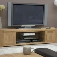 Trend Oak Large TV Unit - Lacquered