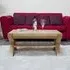 Trend Oak Medium Coffee Table with X Leg - Lacquered