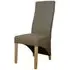 Wayne Dining Chair Set of 2 - Mushroom, Bonded Leather