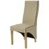 Wayne Dining Chair with Contrast Piping - Ivory