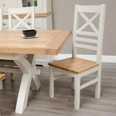Winchcombe Cross Back Dining Chair Set - Painted
