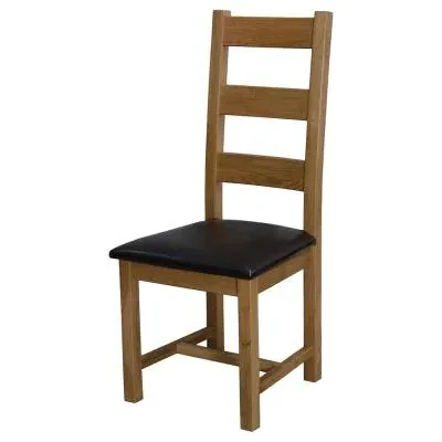 Winchcombe Ladder Back Dining Chair Set of 2 - Oak