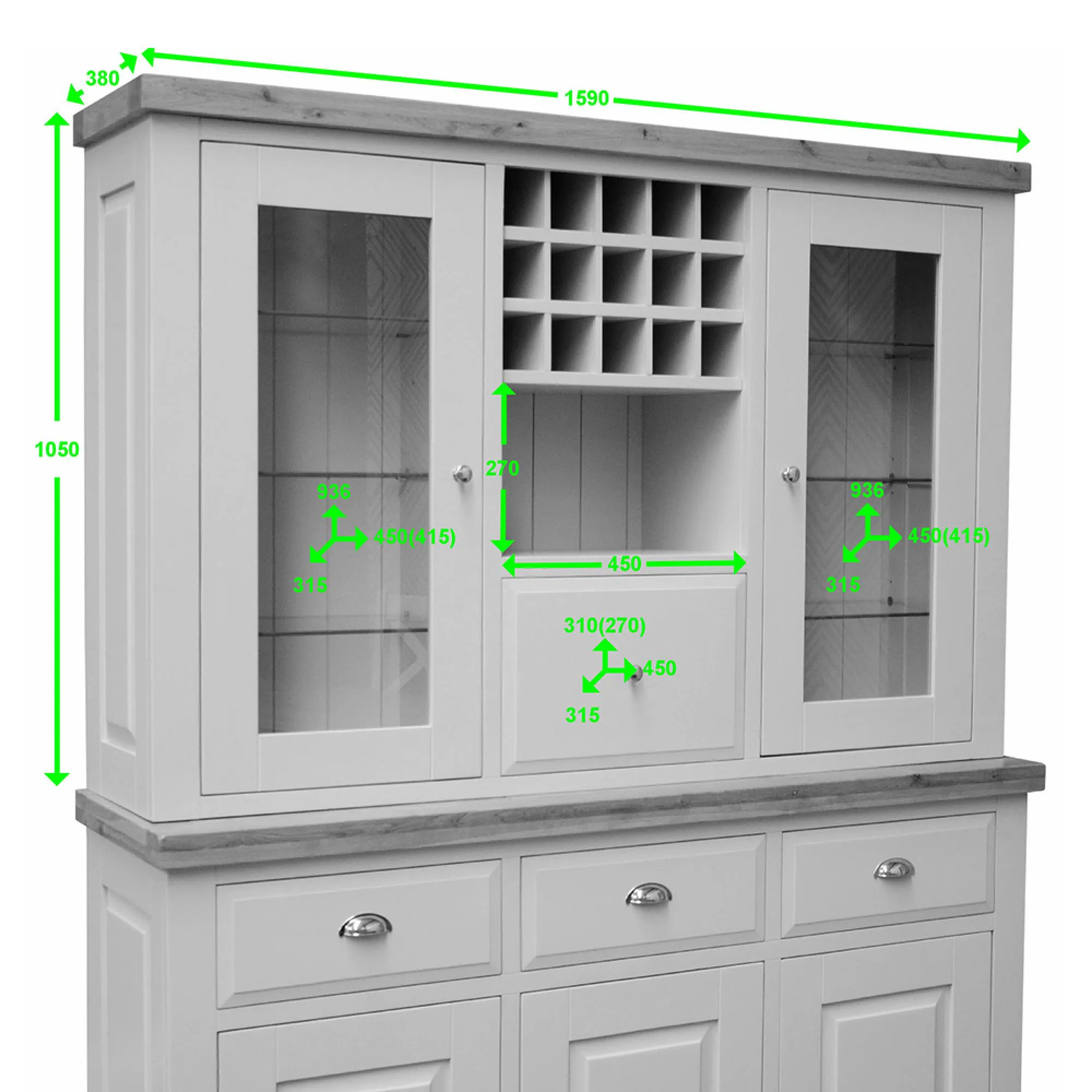 Winchcombe Large Dresser - Painted