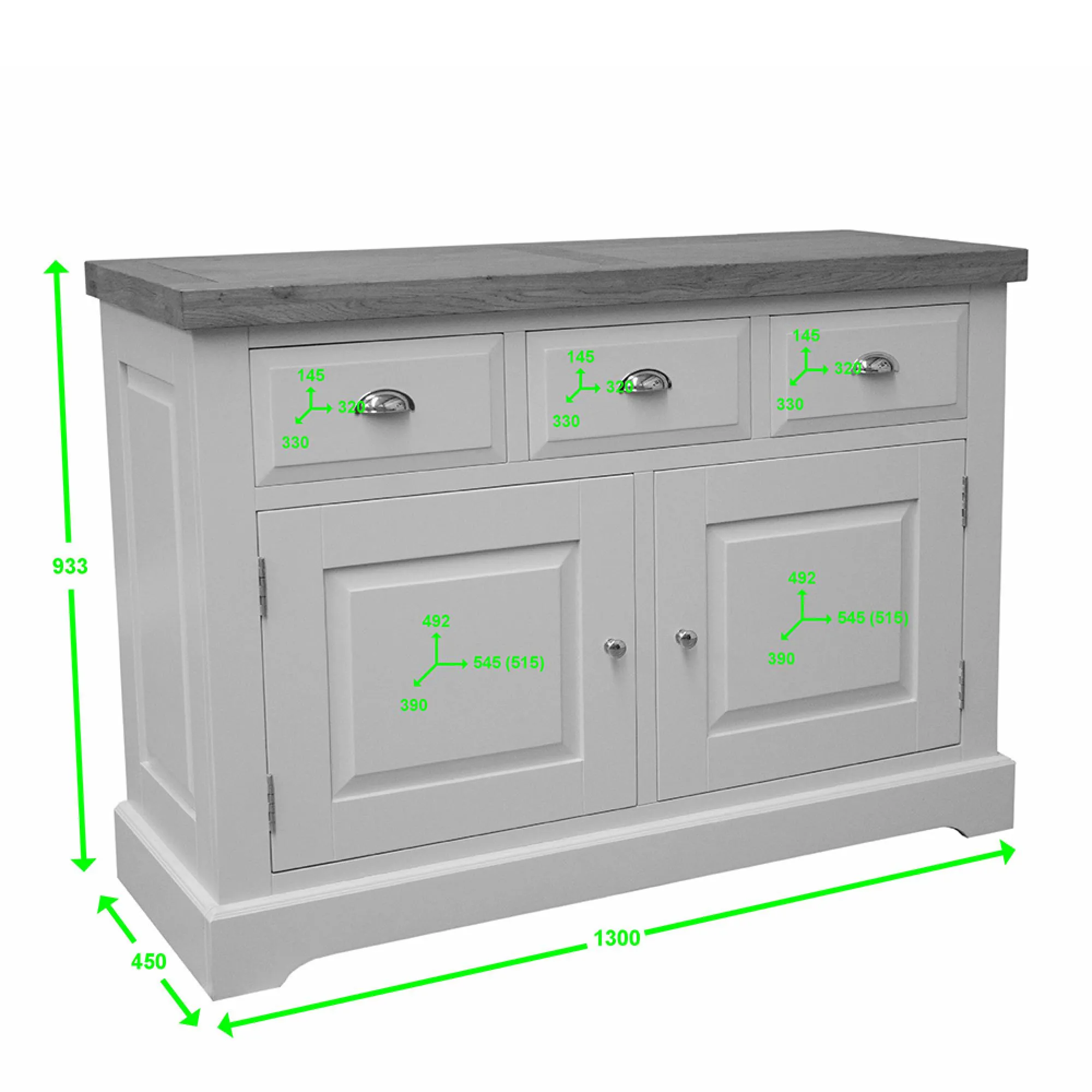 Winchcombe Medium Sideboard - Painted