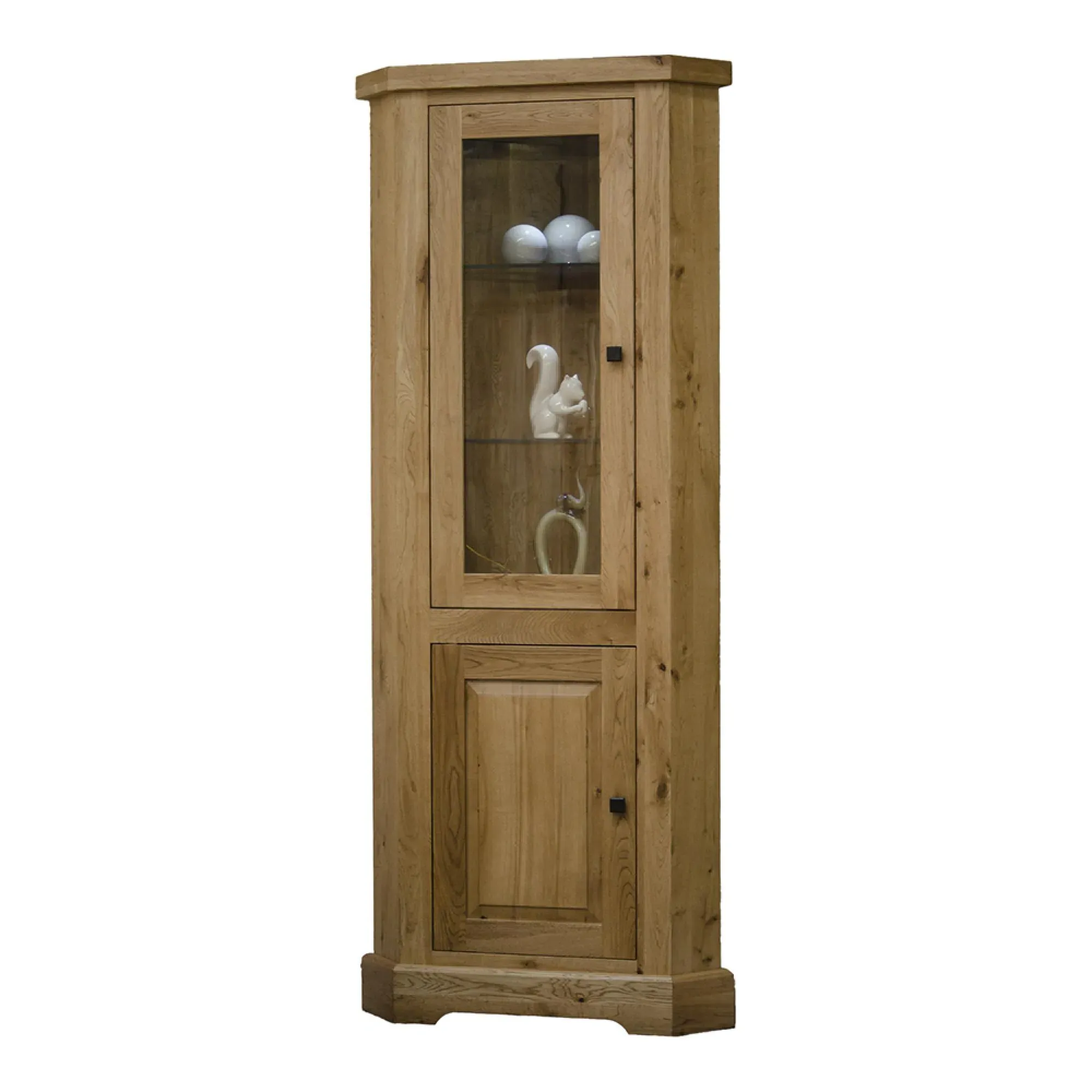 Winchcombe Oak Corner Display Unit - Oak