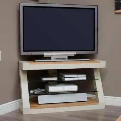 Ziggy Corner TV Unit - Painted image