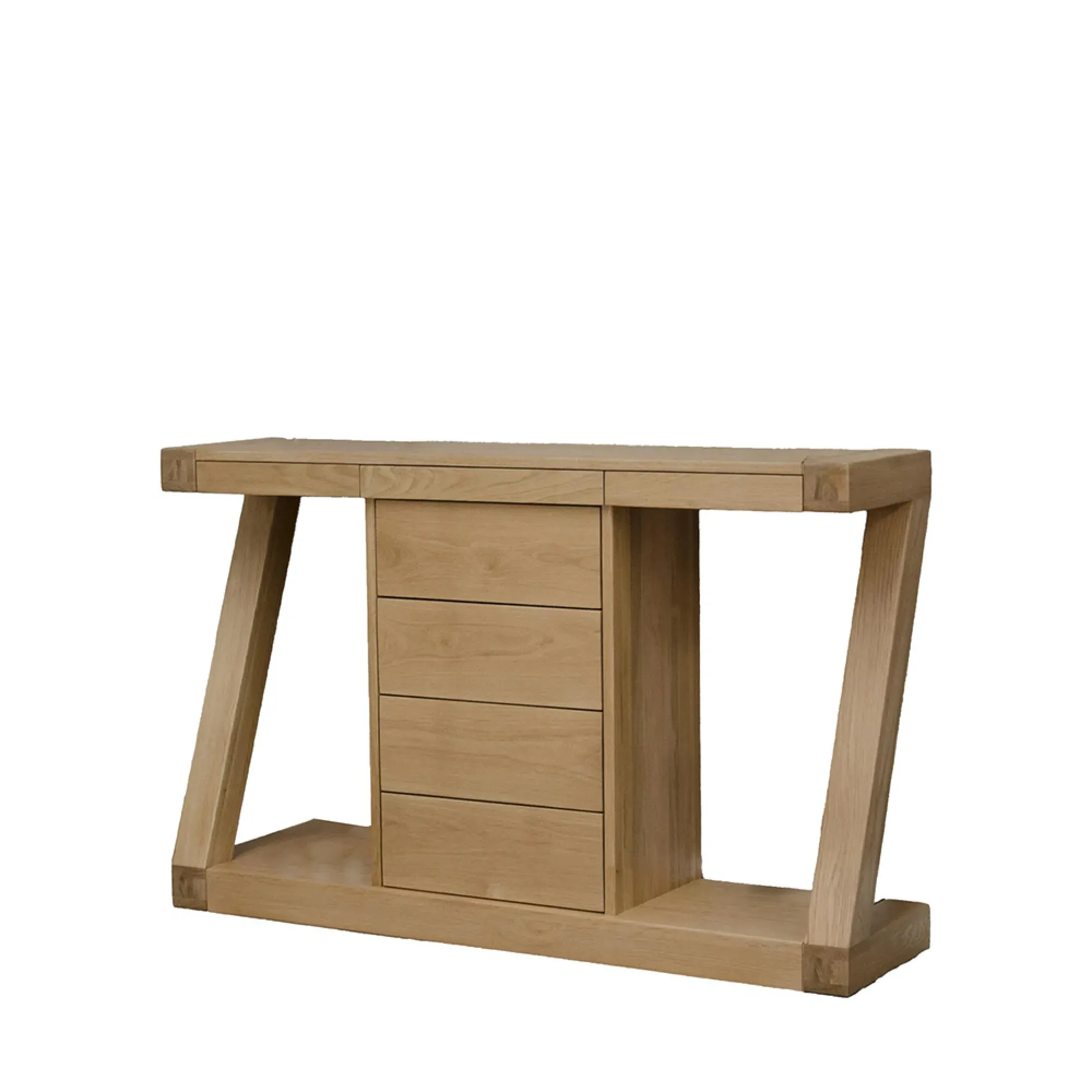 Ziggy Oak Console Table - Lacquered