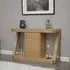 Ziggy Oak Console Table - Lacquered