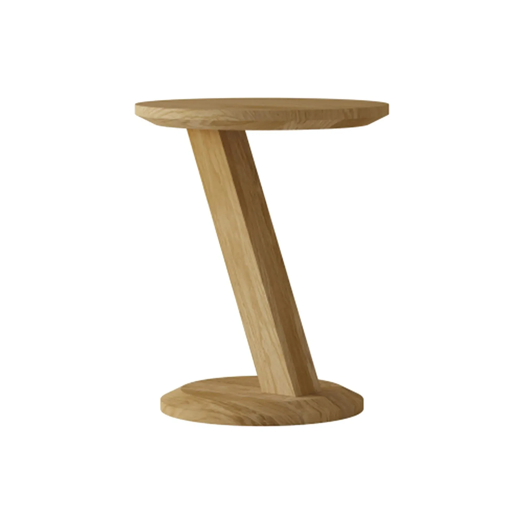 Ziggy Oak Lamp Table - Lacquered