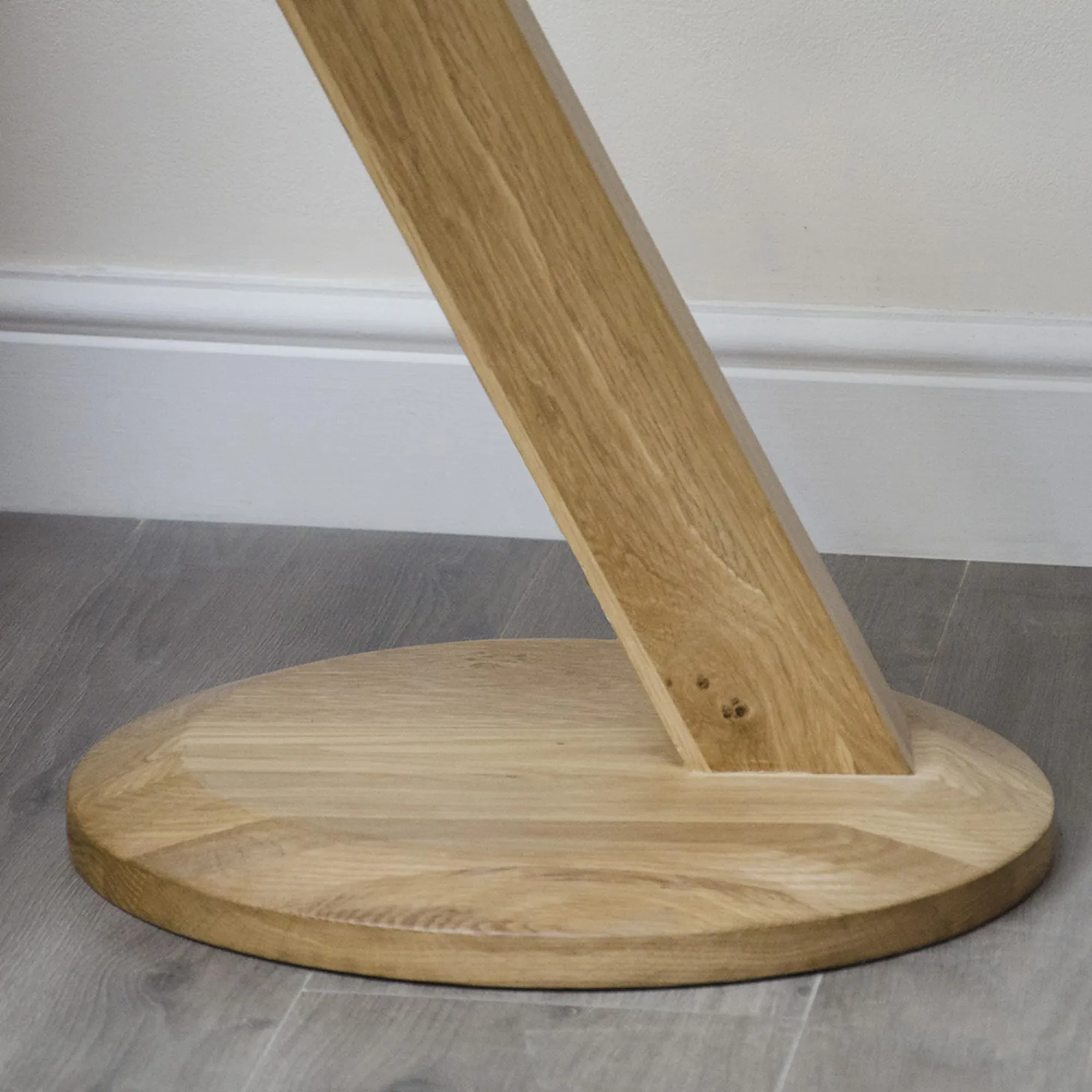 Ziggy Oak Lamp Table - Lacquered