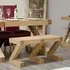 Ziggy Oak Small Dining Bench - Lacquered