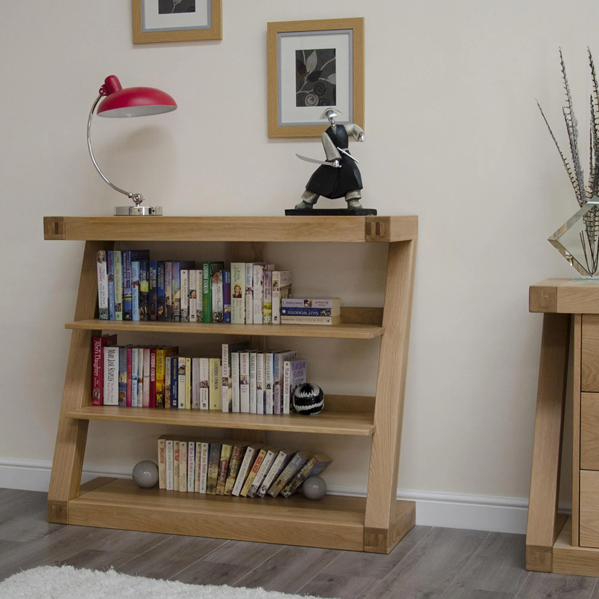 Ziggy Small Bookcase - Oak