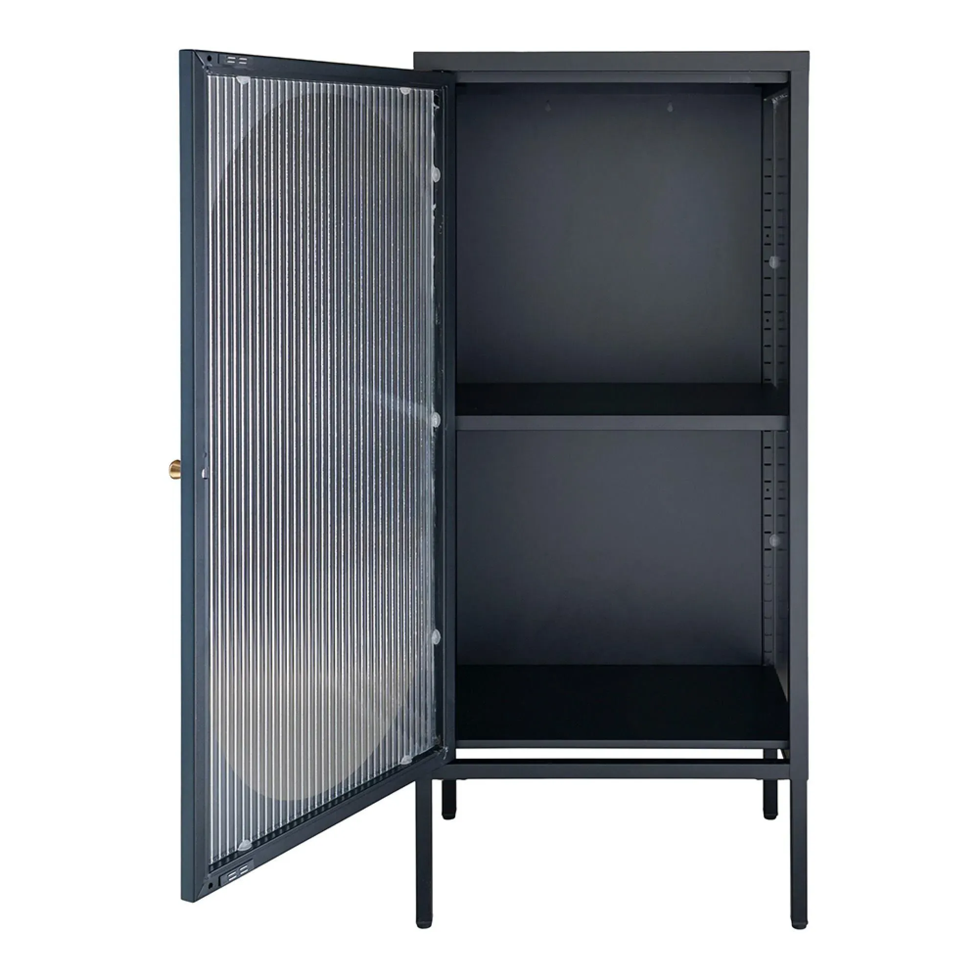Adelaide Narrow Cabinet - Black, Metal
