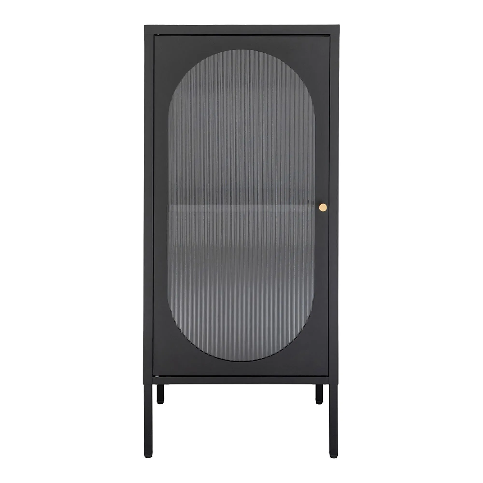 Adelaide Narrow Cabinet - Black, Metal
