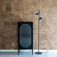 Adelaide Narrow Cabinet - Black, Metal