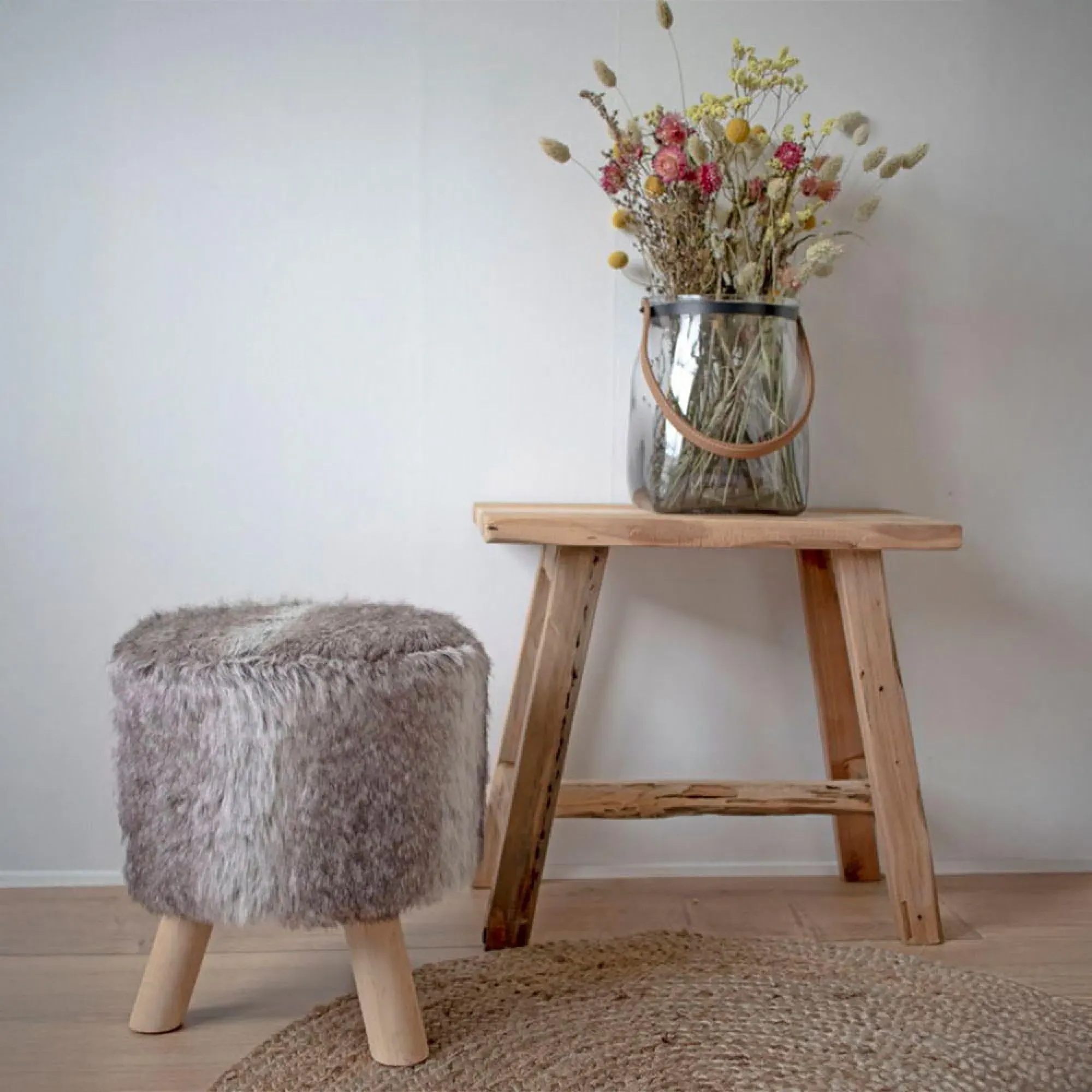 Barcelona Small Bench - Natural, Teak Wood