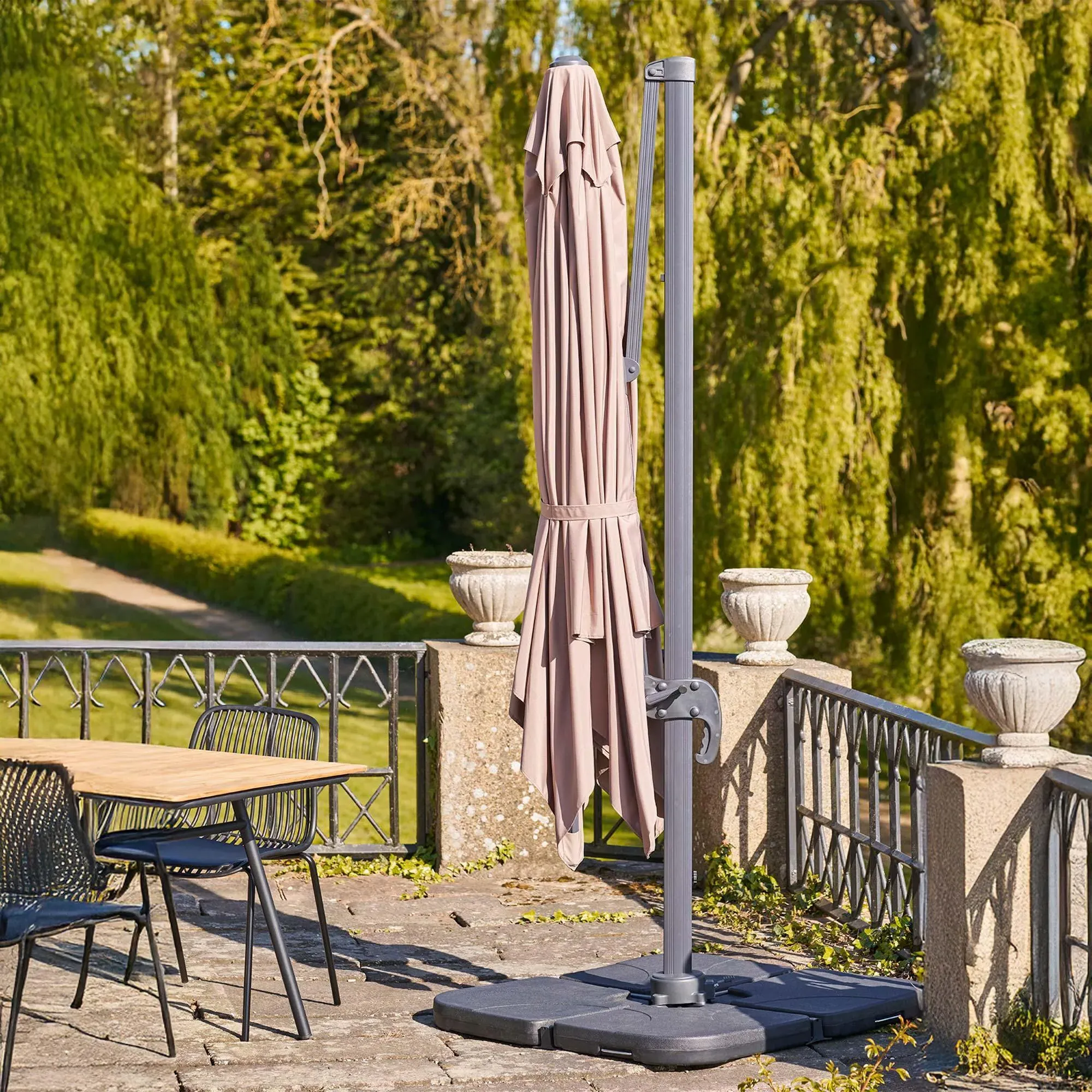 Baza Hanging Parasol - Sand, Metal