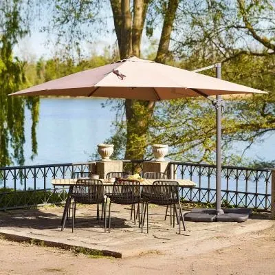 Baza Hanging Parasol - Sand, Metal image