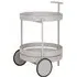 Beja Round Bar Trolley - Grey, Metal