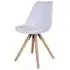 Bergen Dining Chair - White, Faux Leather