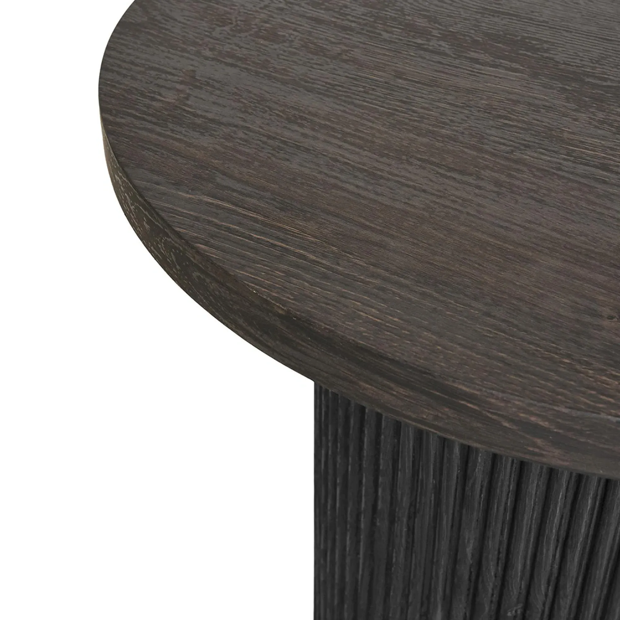 Boavista 8-Seater Oval Dining Table - Dark Brown Wood