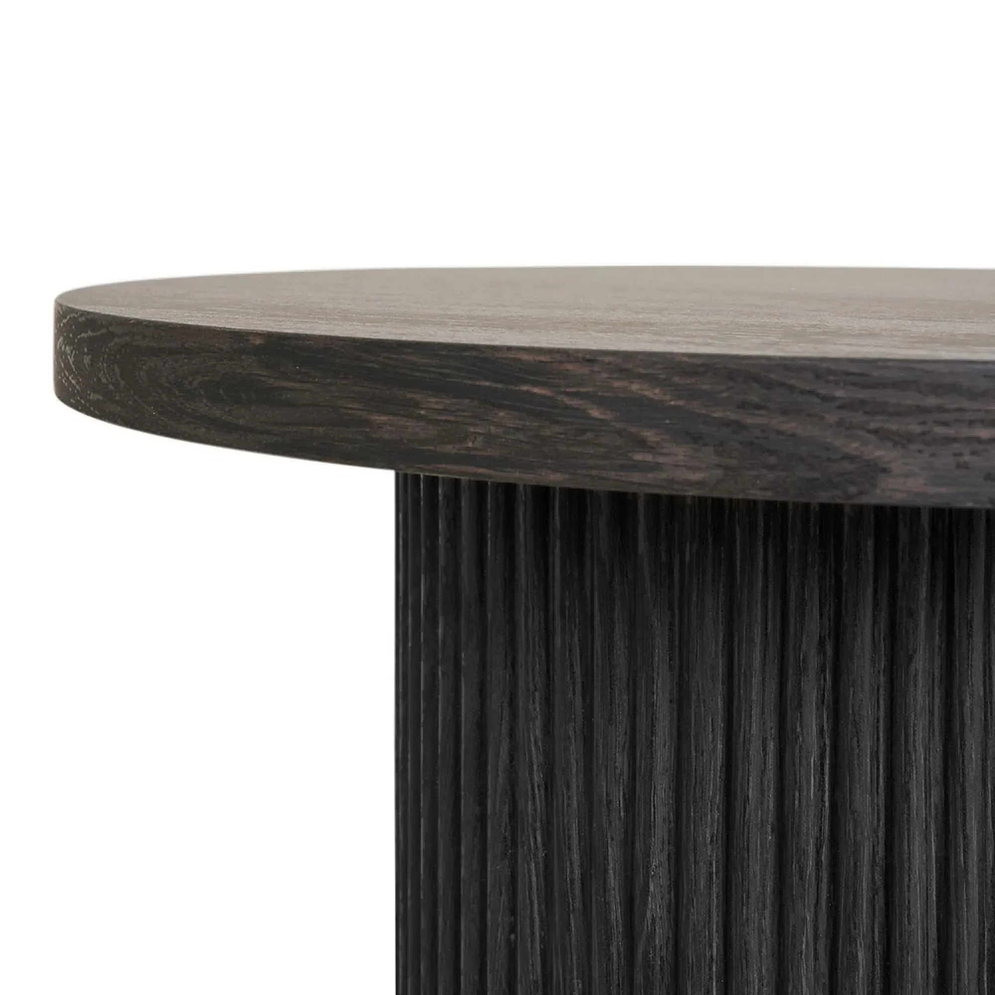 Boavista 8-Seater Oval Dining Table - Dark Brown Wood