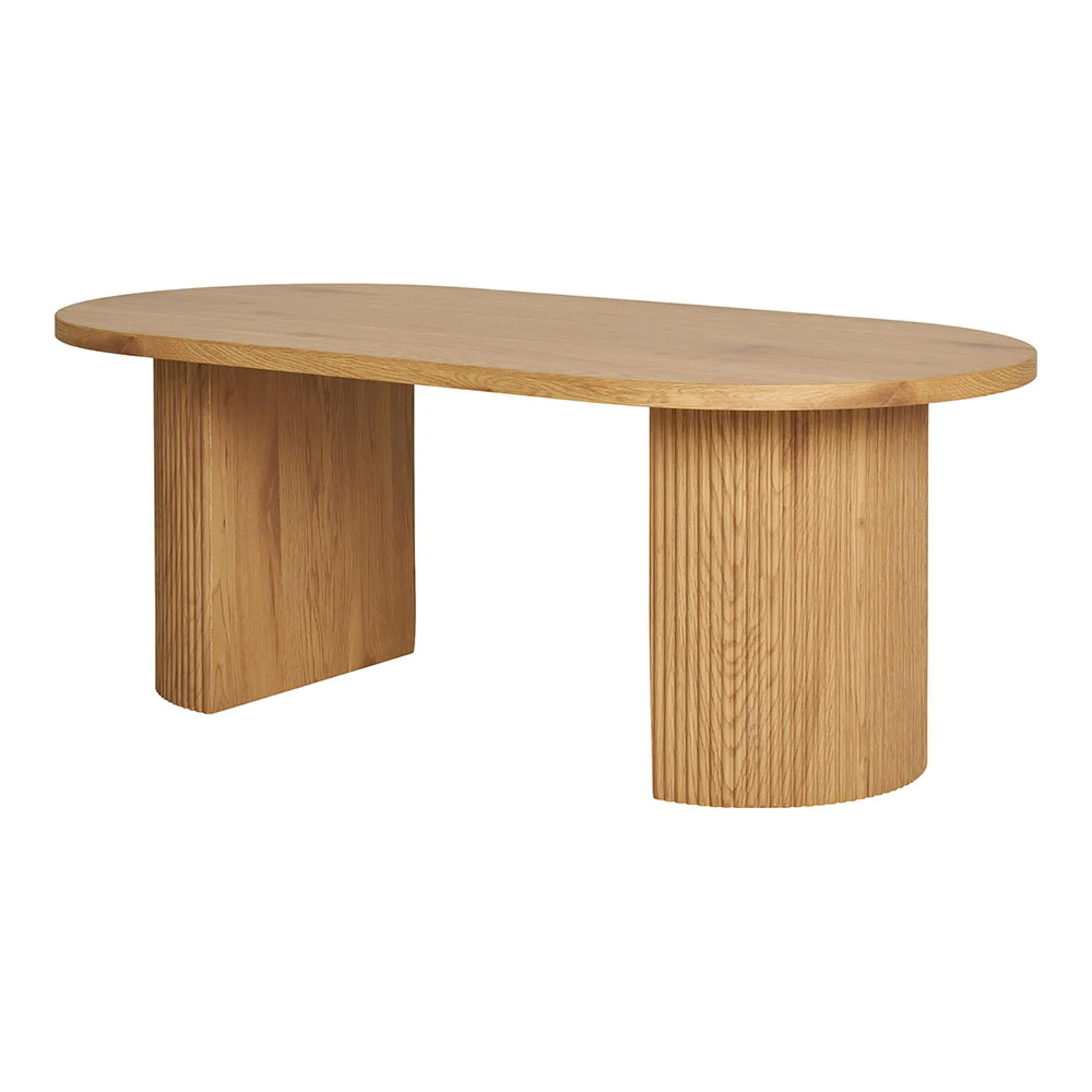Boavista Oval Coffee Table - Natural Wood