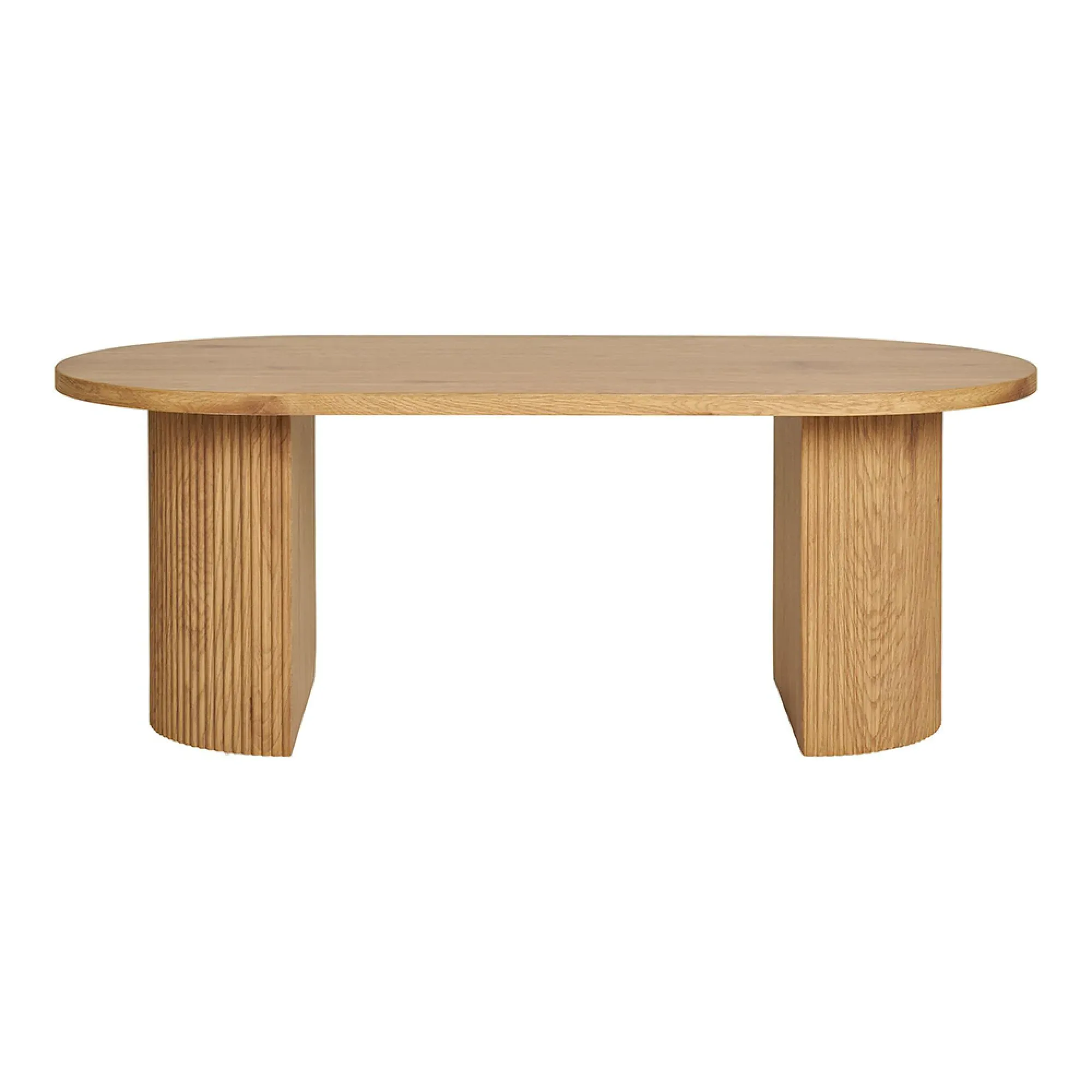 Boavista Oval Coffee Table - Natural Wood