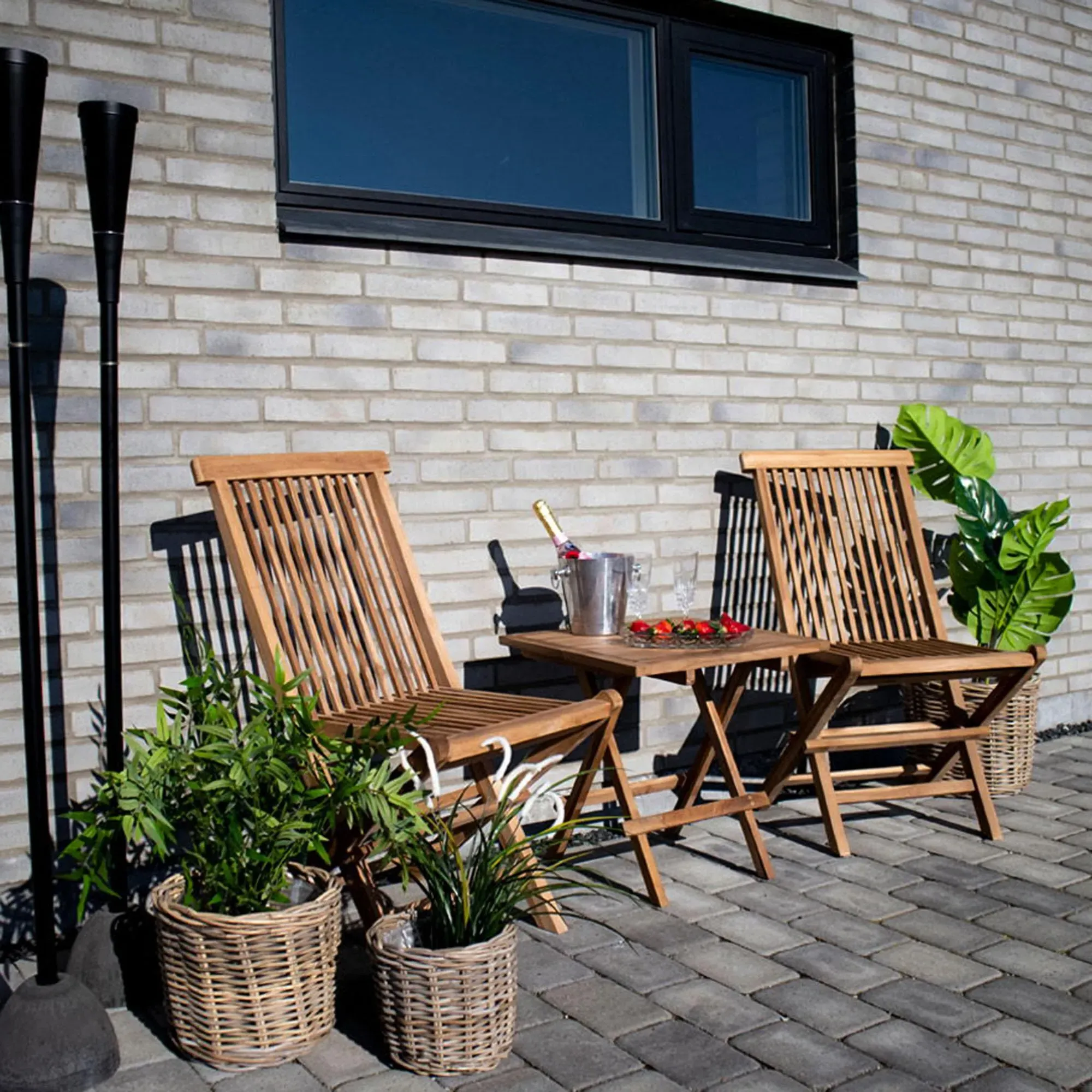 Bogor Round Baskets Set of 4 - Brown, Kubu Rattan