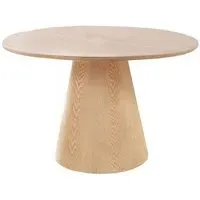 Bolton Round 4-Seater Dining Table - Natural, Wood