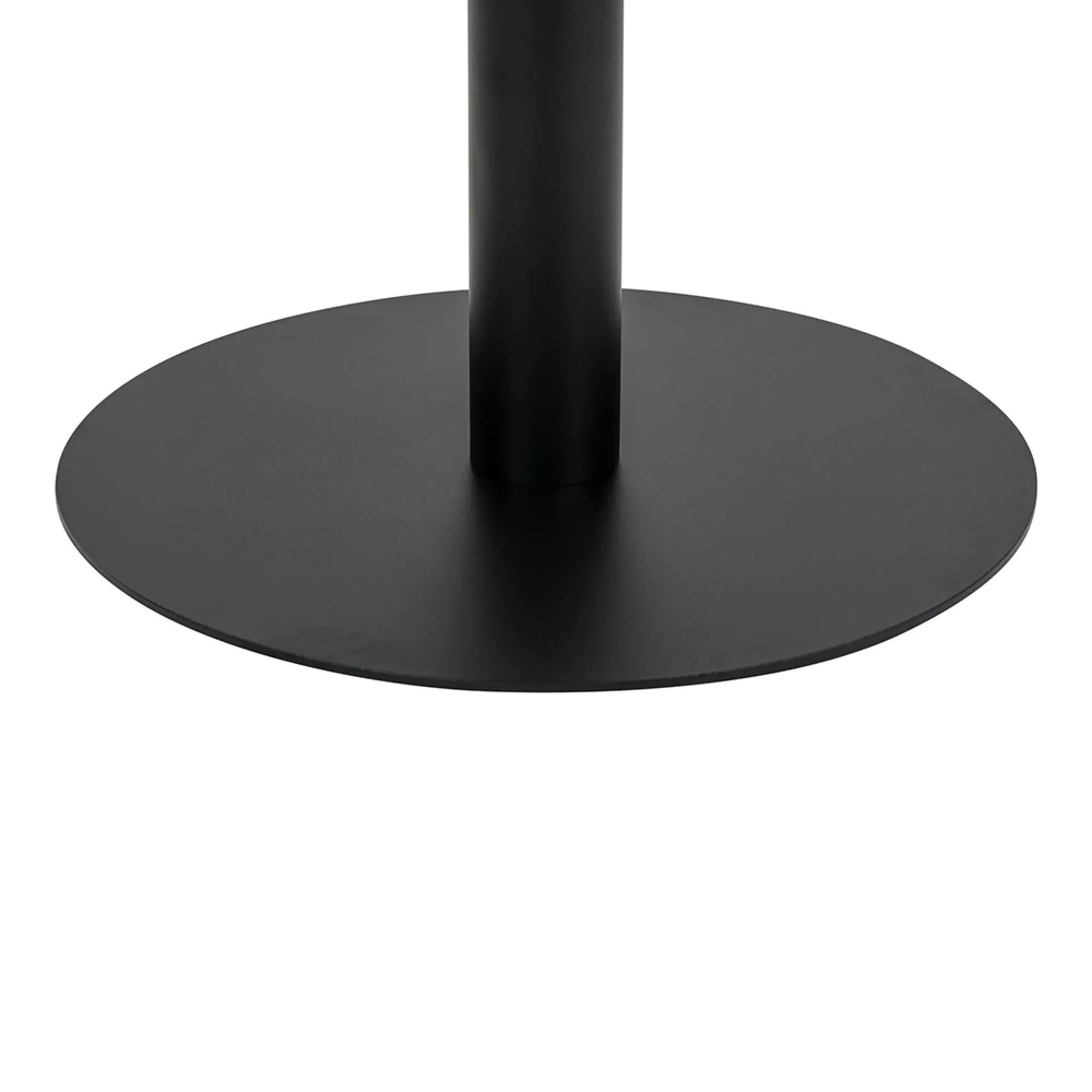 Bolzano Round Coffee Table with Marble Effect - White, Black