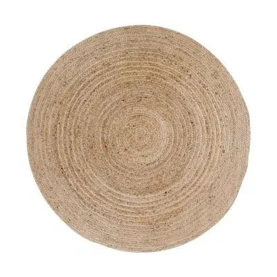 Bombay Round Rug - Natural, Jute image
