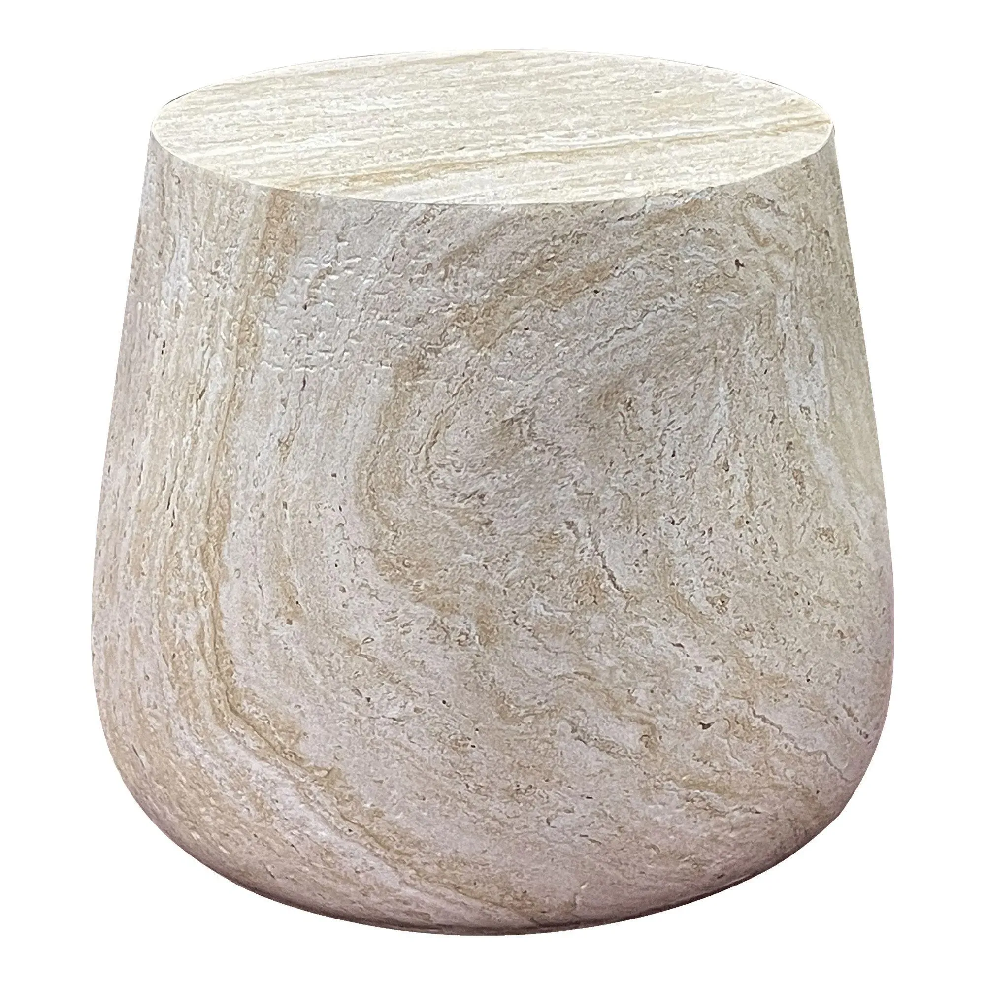 Bonn Round Side Table - Natural