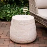 Bonn Round Side Table - Natural