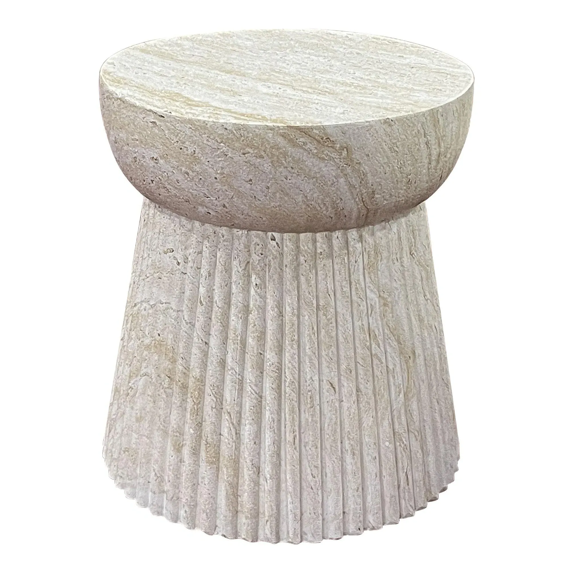 Bonn Round Side Table - Natural