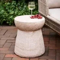 Bonn Round Side Table - Natural