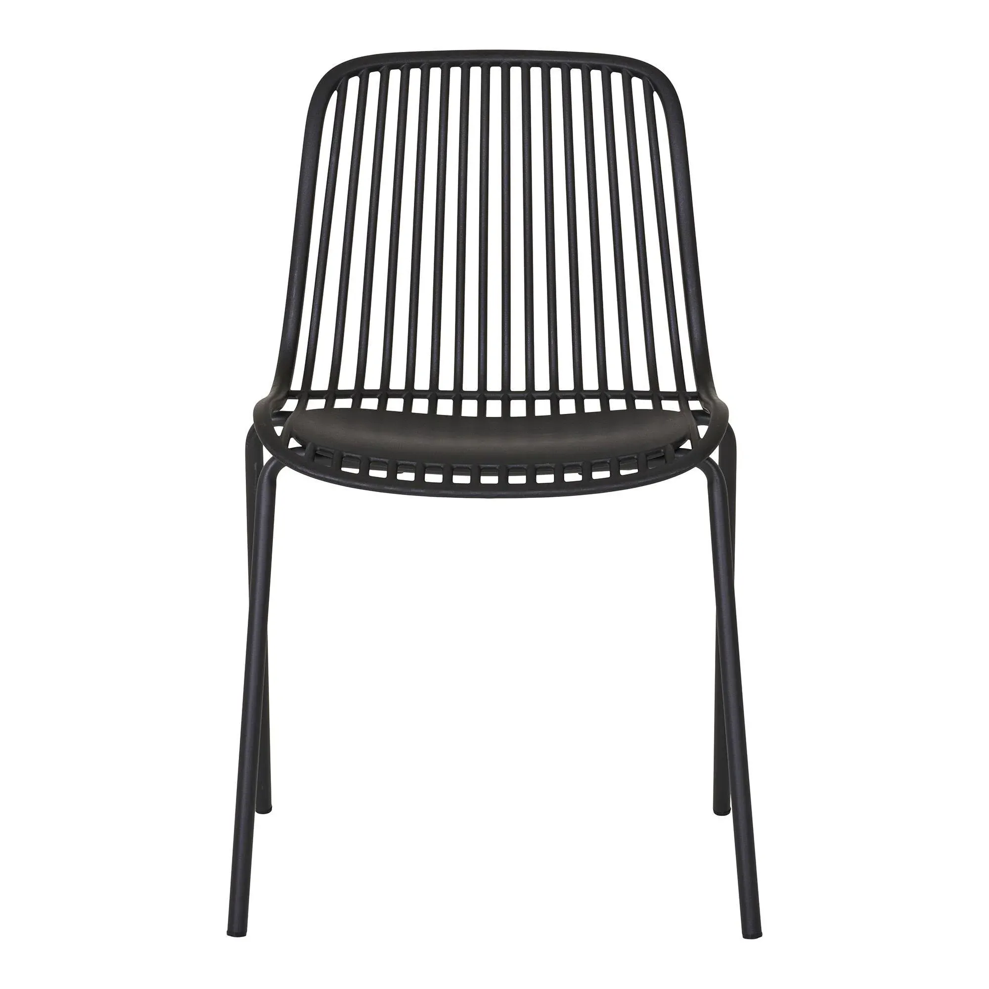 Branson Metal Dining Chair Set of 4 - Black