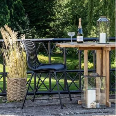 Branson Metal Dining Chair Set of 4 - Black image