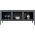 Brisbane 3 Door TV Unit - Black, Metal