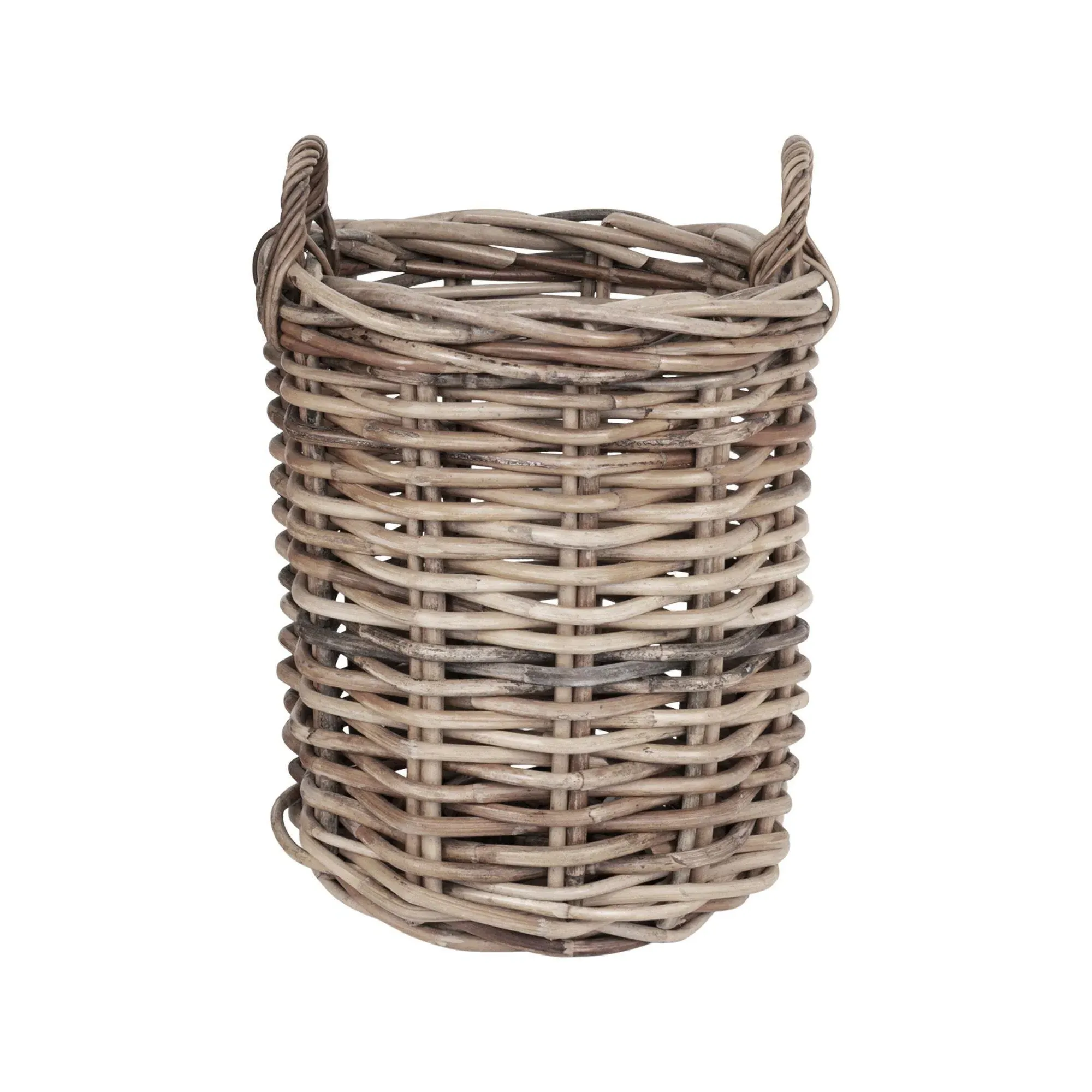Burton Round Baskets Set of 2 - Natural, Rattan