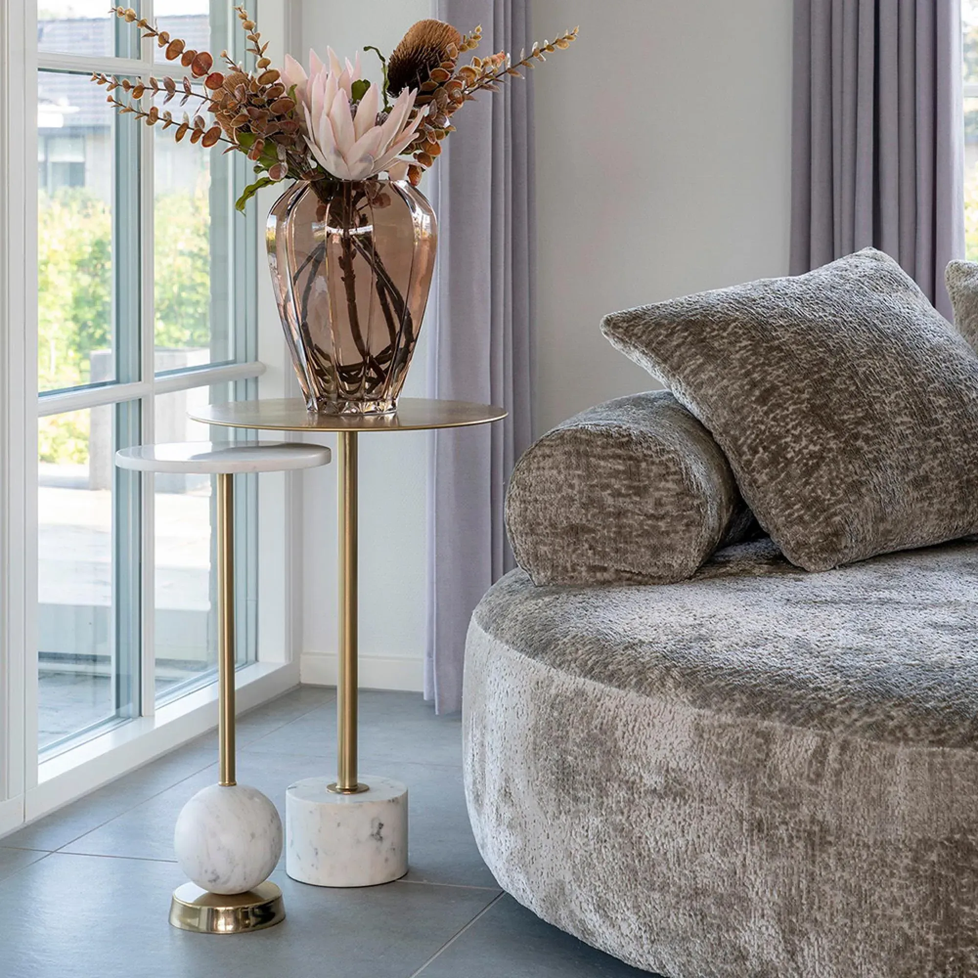 Cairo Daybed - Natural, Chenille