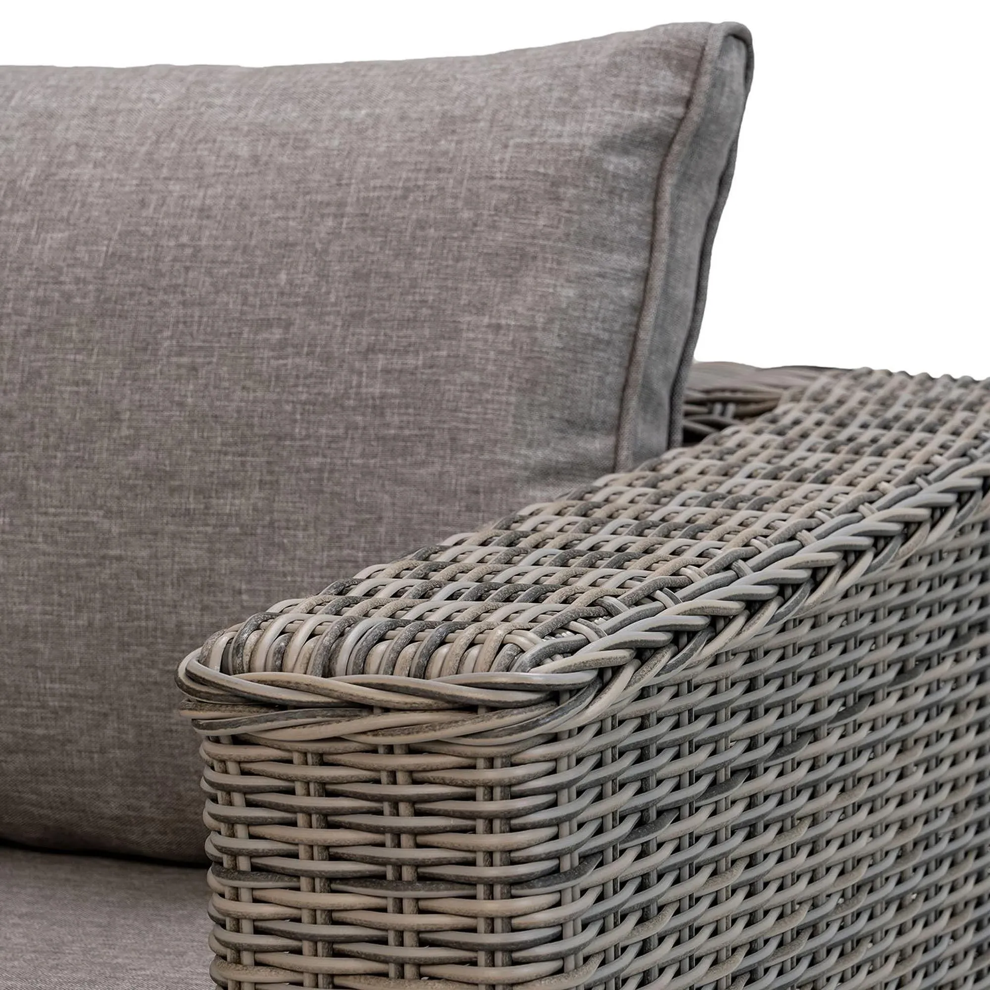 Calvi Lounge Set - Kubu, Fabric and Polyrattan