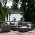 Calvi Lounge Set - Kubu, Fabric and Polyrattan