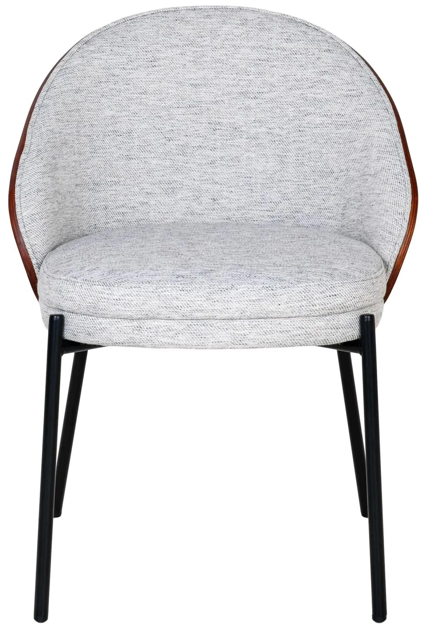 Canelas Fabric Dining Chair - Light Grey