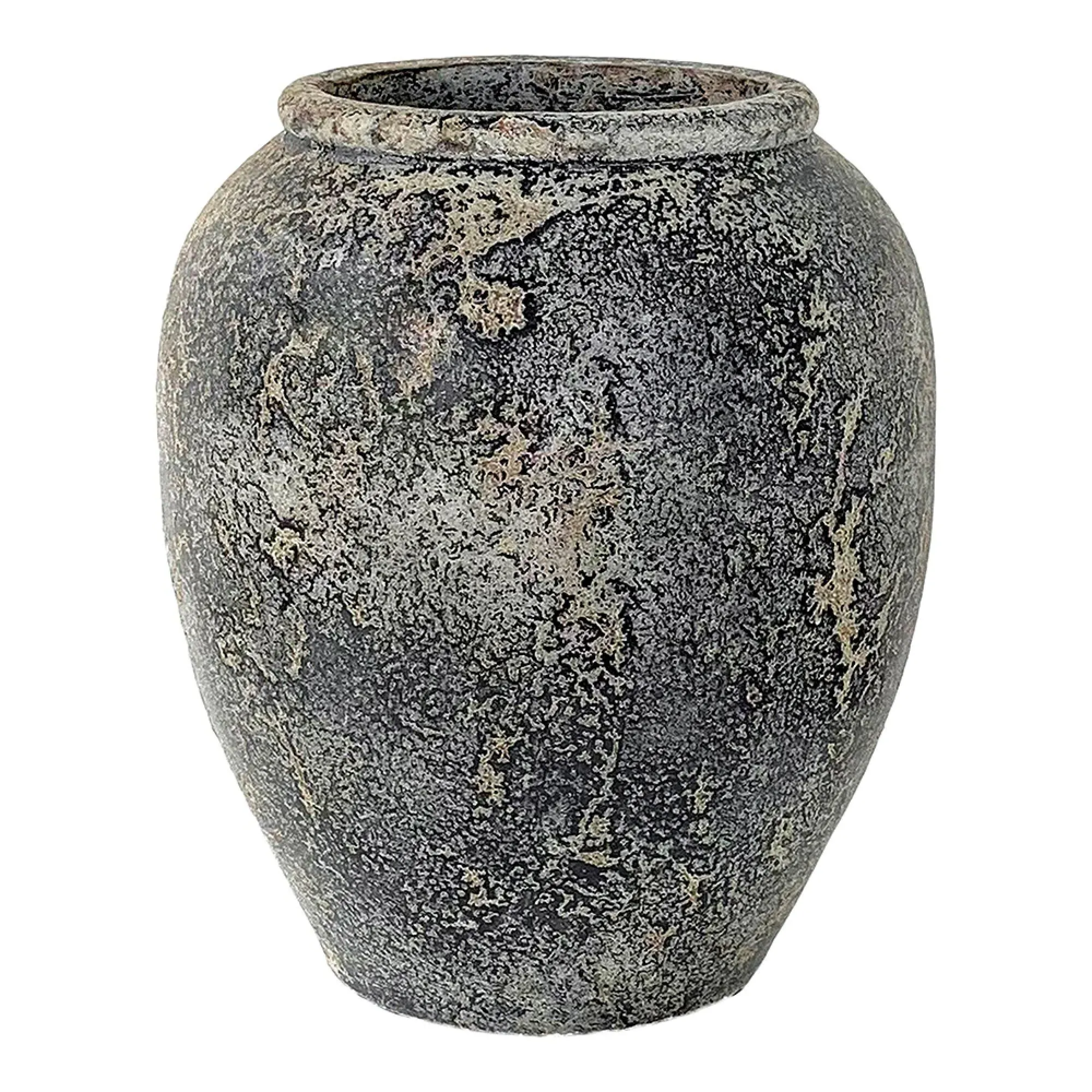 Capelo Decoration Pot - Grey, Terracotta