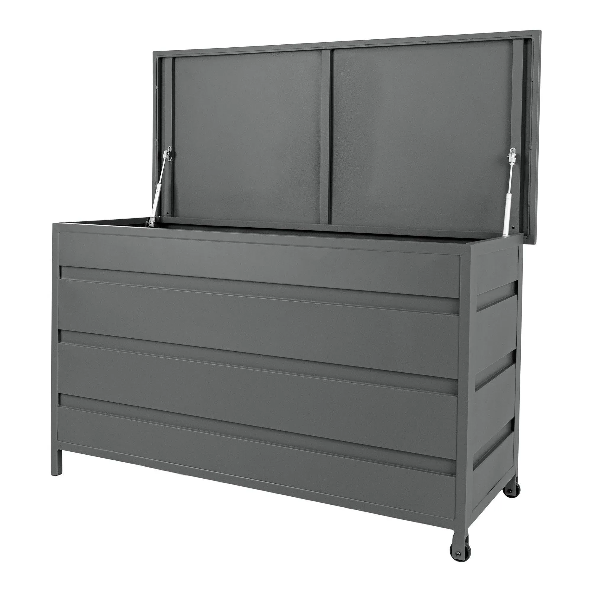 Cassis Large Cushion Box - Grey, Metal