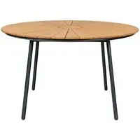 Cleveland Teak Round Garden Dining Table - Natural
